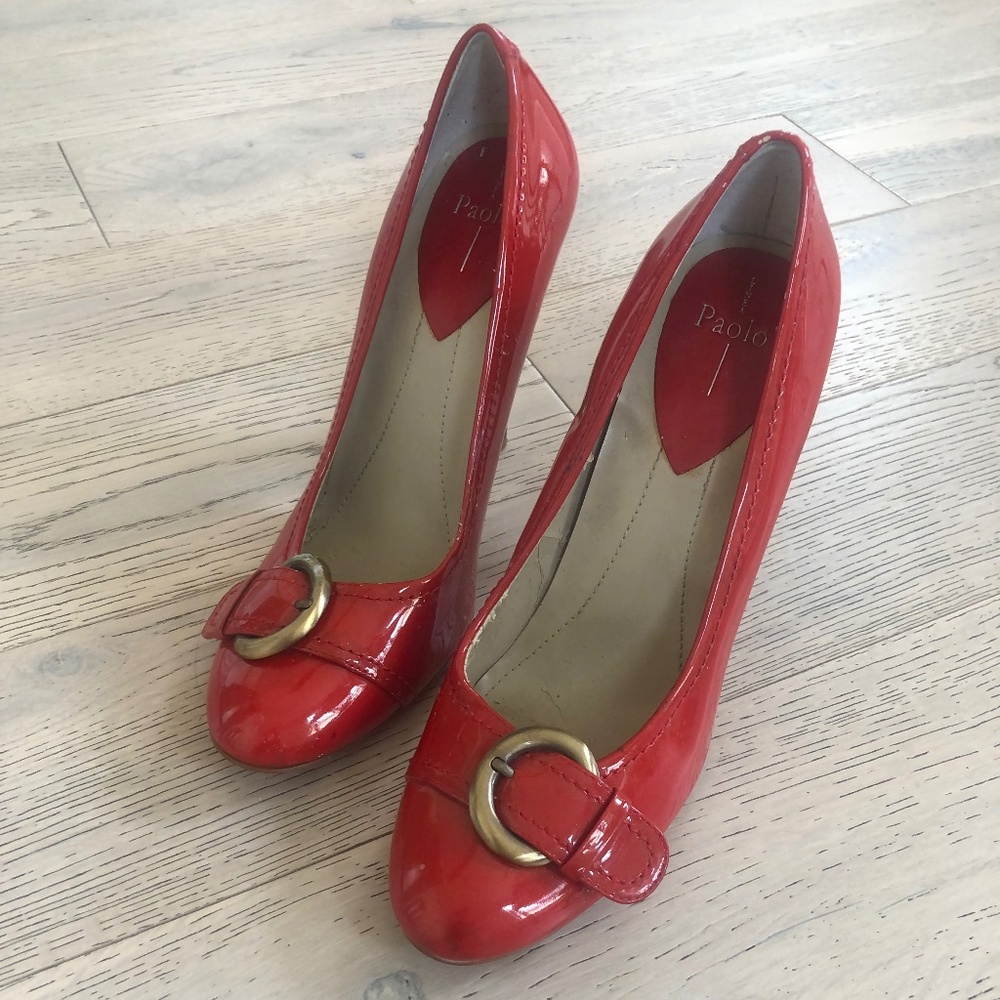 Linea Paolo Patent Leather Heels